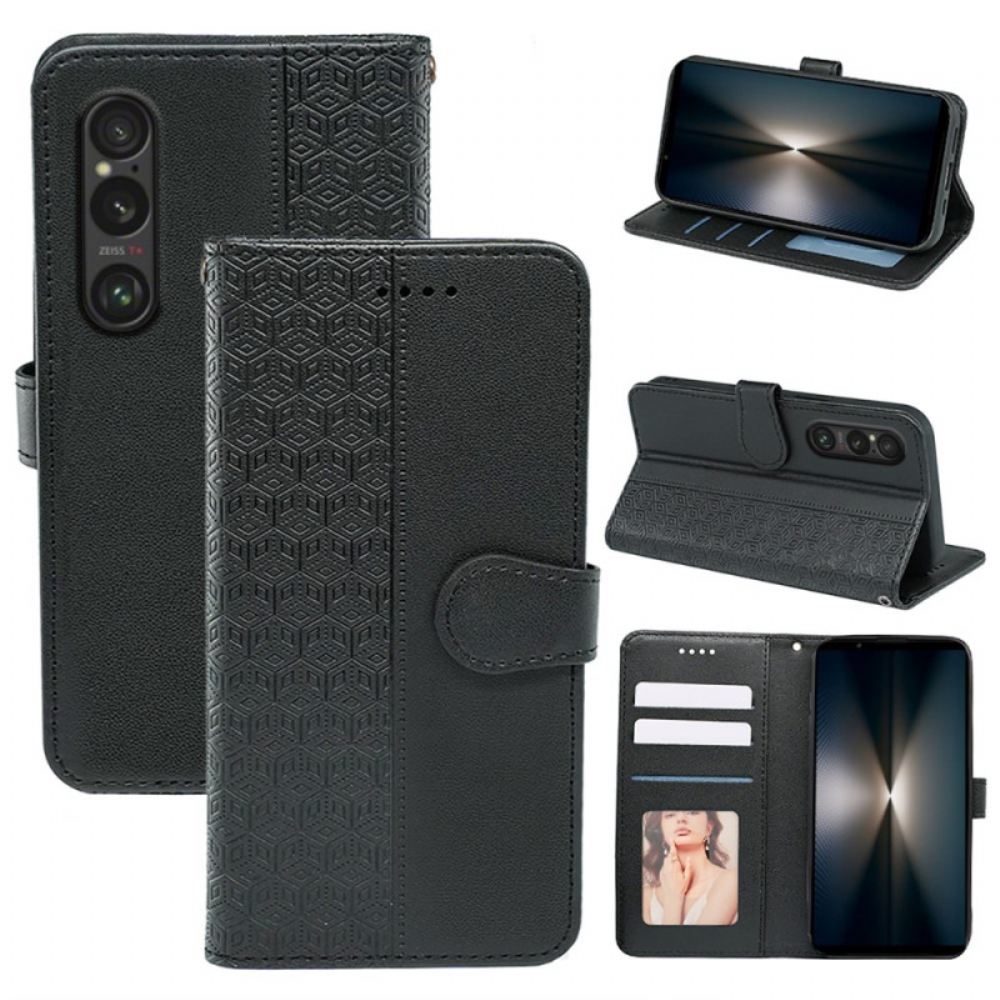 Kožený Kryt Na Sony Xperia 1 Vi Vlys