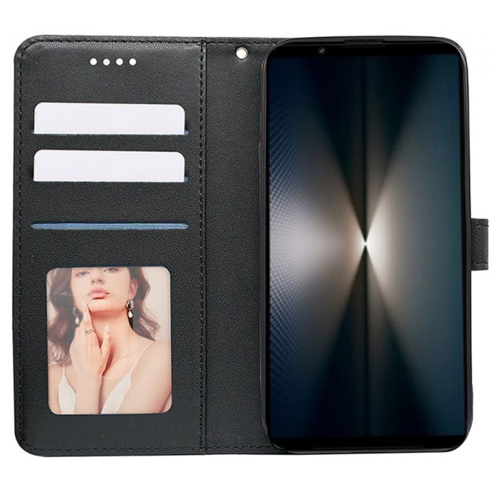 Kožený Kryt Na Sony Xperia 1 Vi Vlys