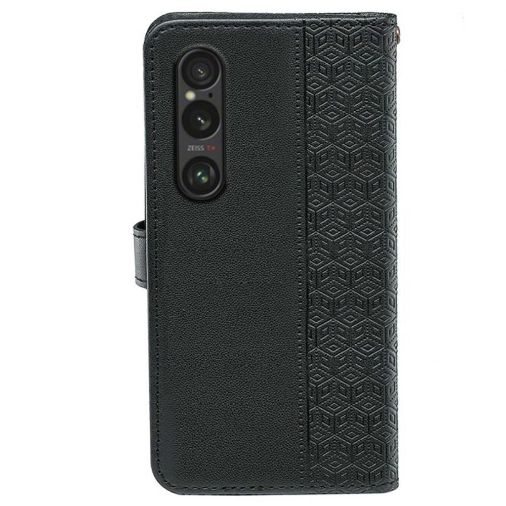 Kožený Kryt Na Sony Xperia 1 Vi Vlys