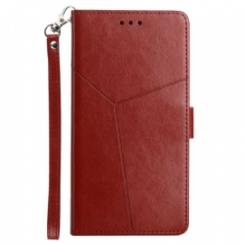 Kožený Kryt Sony Xperia 1 Vi Design Popruhu Y