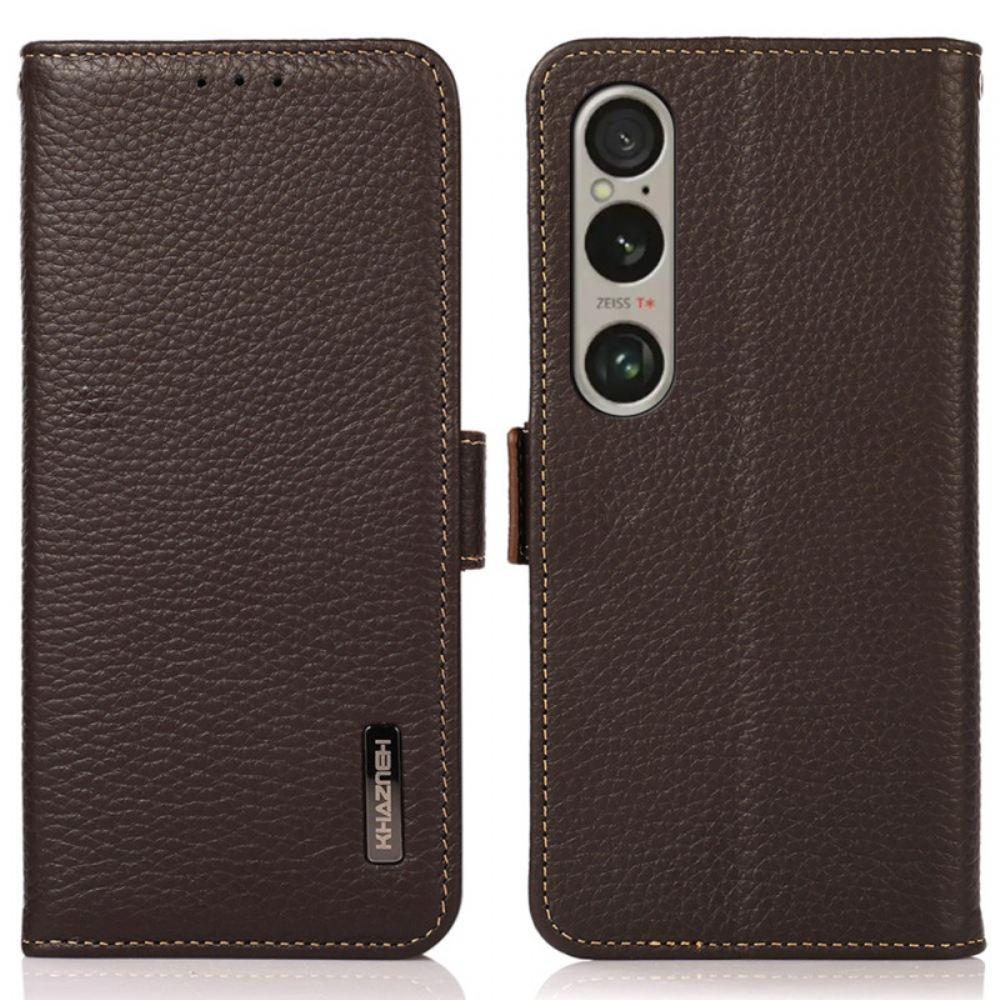 Kožený Kryt Sony Xperia 1 Vi Klasický Khazneh