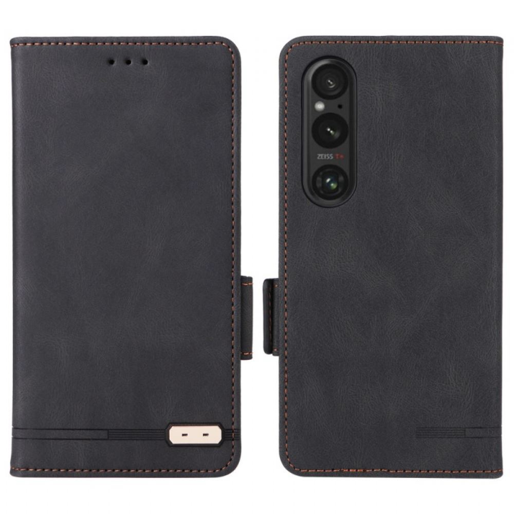 Kožený Kryt Sony Xperia 1 Vi Retro Design