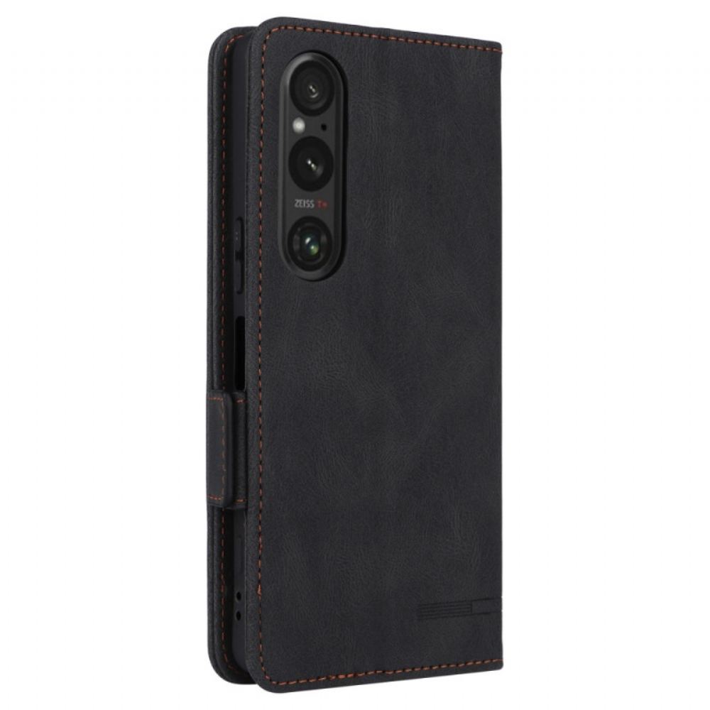 Kožený Kryt Sony Xperia 1 Vi Retro Design
