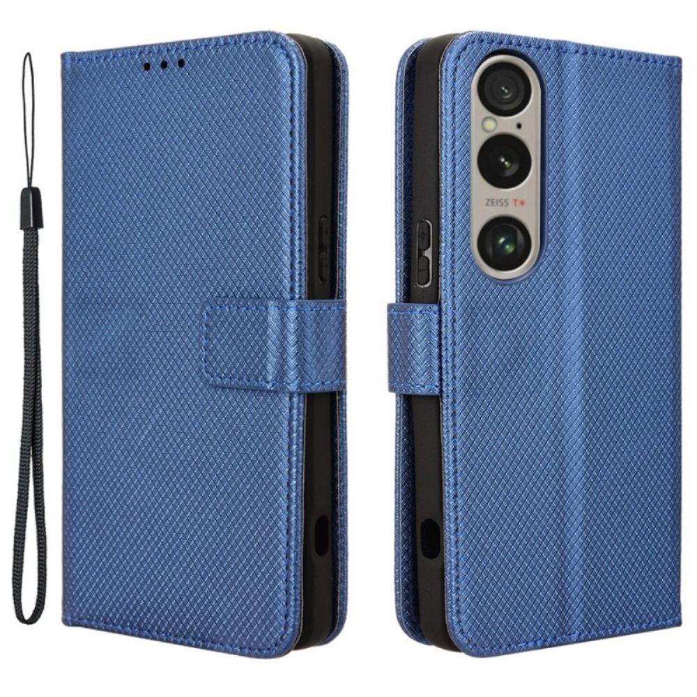 Kožený Kryt Sony Xperia 1 Vi Strap Points
