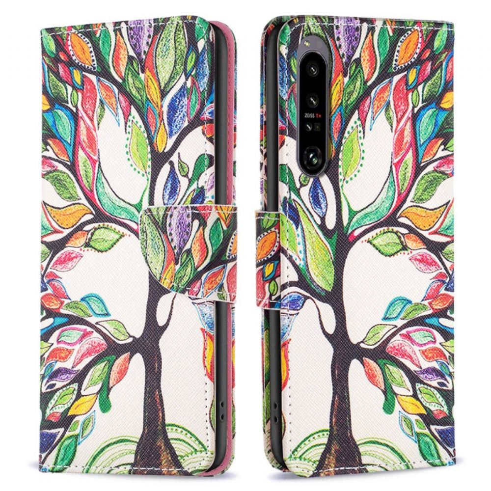 Kožený Kryt Sony Xperia 1 Vi Strom Života