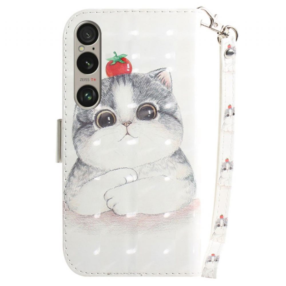 Kožený Kryt Sony Xperia 1 Vi Tanga Cat