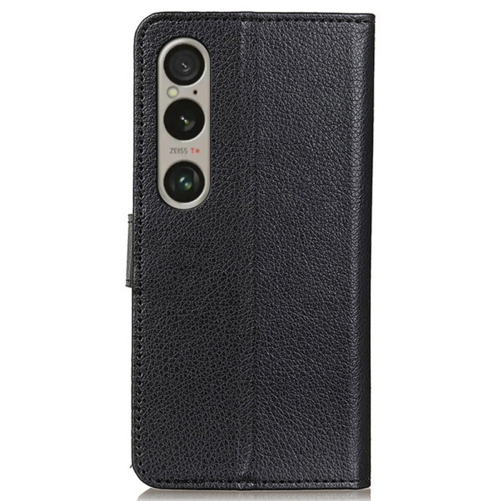 Kožený Kryt Sony Xperia 1 Vi Tradiční Umělá Kůže