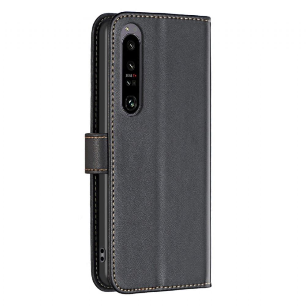 Peněženková Pouzdra Sony Xperia 1 Vi Kryty Na Mobil Barva Binfen