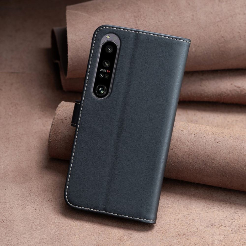 Peněženková Pouzdra Sony Xperia 1 Vi Kryty Na Mobil Barva Binfen