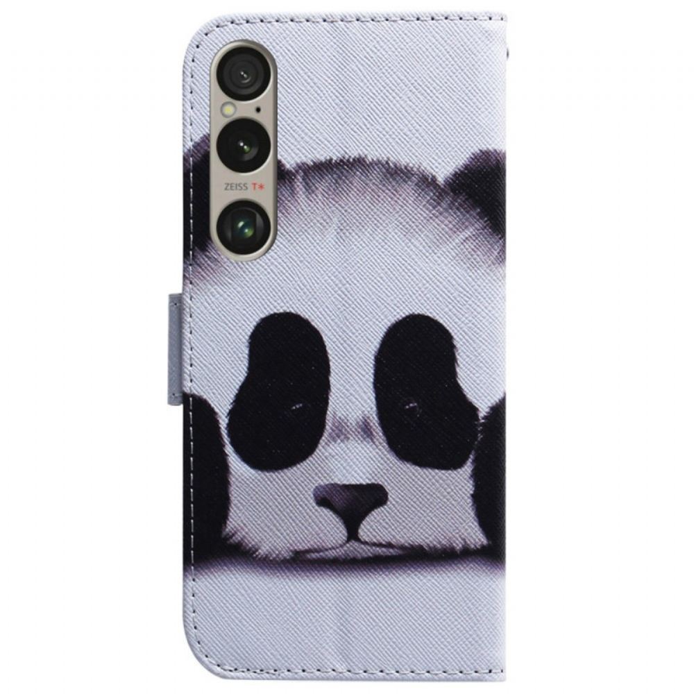 Peněženková Pouzdra Sony Xperia 1 Vi Panda