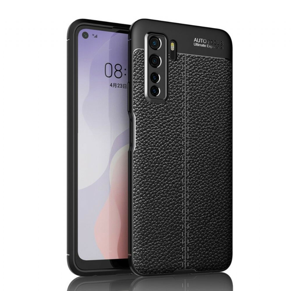 Kryty Na Mobil Na Huawei P40 Lite 5G Textura Kůže Litchi