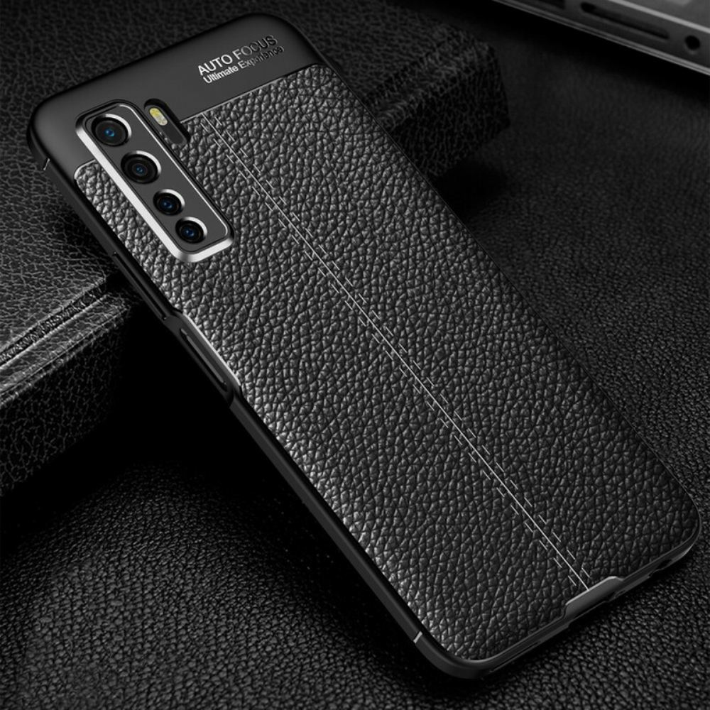 Kryty Na Mobil Na Huawei P40 Lite 5G Textura Kůže Litchi
