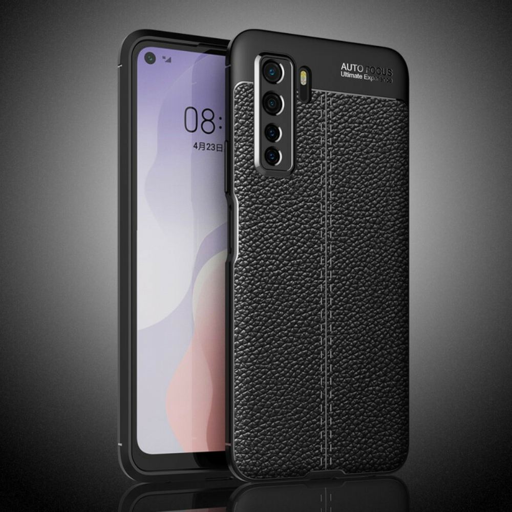 Kryty Na Mobil Na Huawei P40 Lite 5G Textura Kůže Litchi