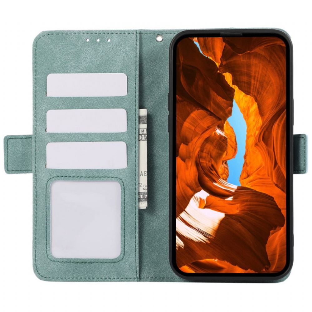 Kožený Kryt Poco X7 Pro 5g Abeel Vintage Semišový Efekt