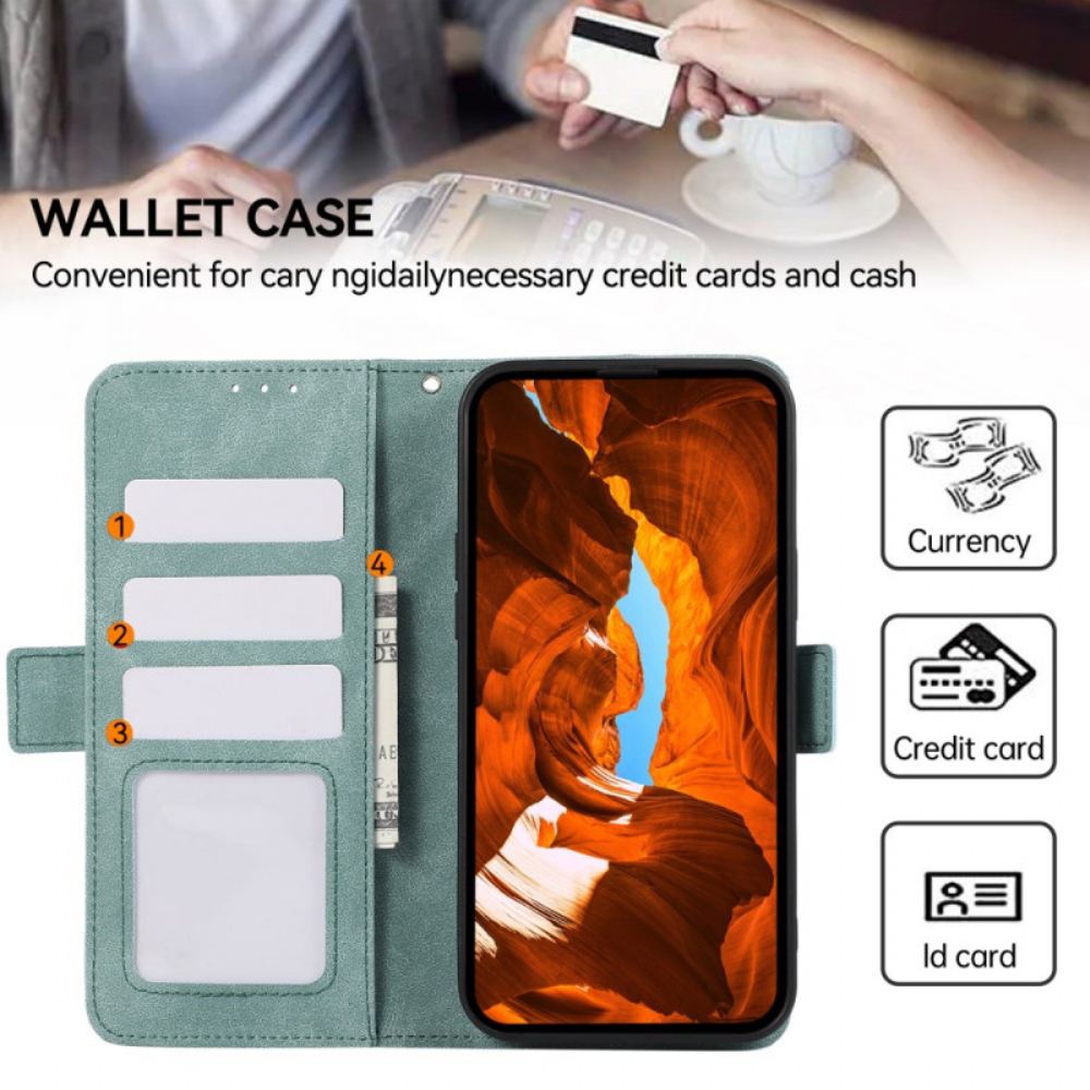 Kožený Kryt Poco X7 Pro 5g Abeel Vintage Semišový Efekt