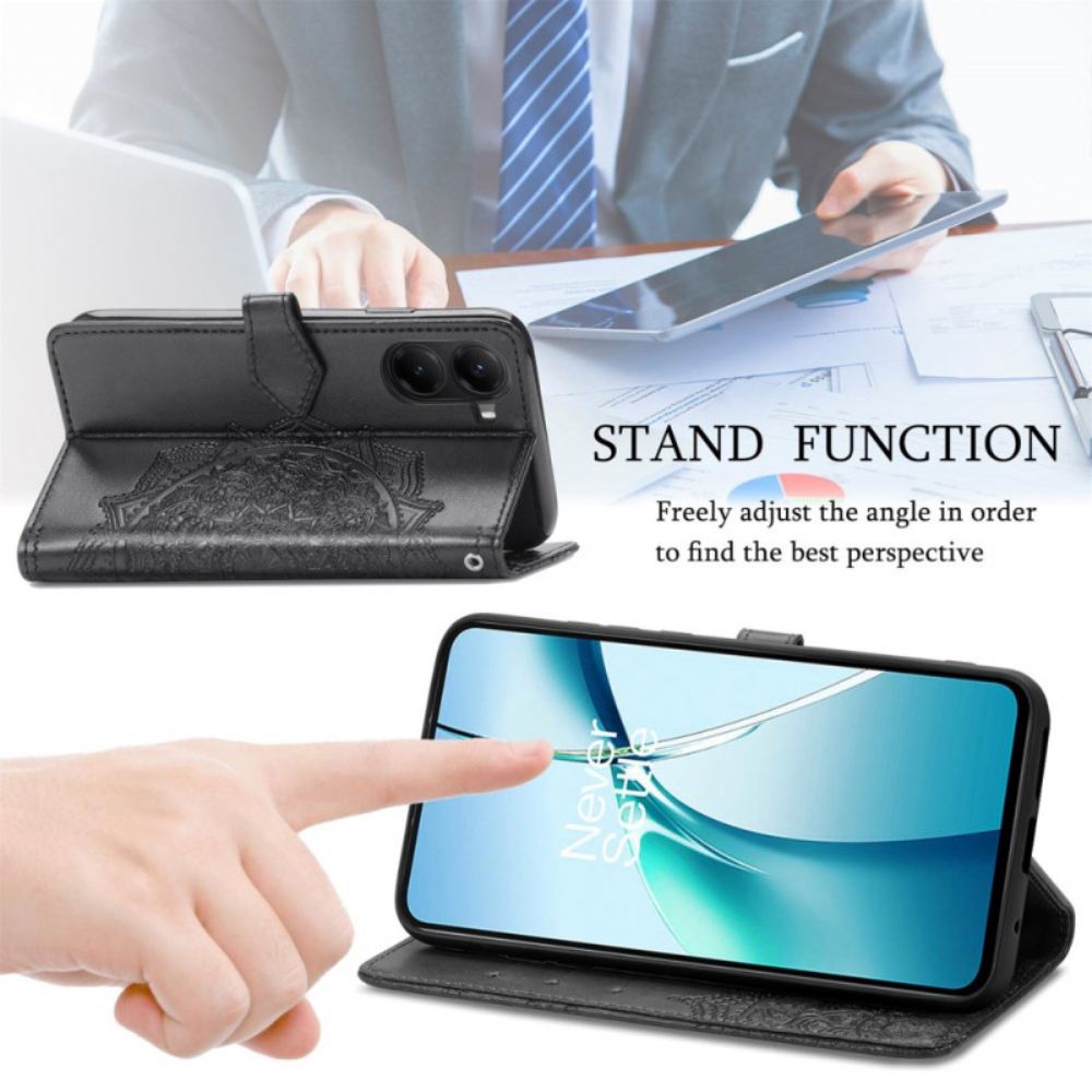 Kožený Kryt Poco X7 Pro 5g Barokní Mandala