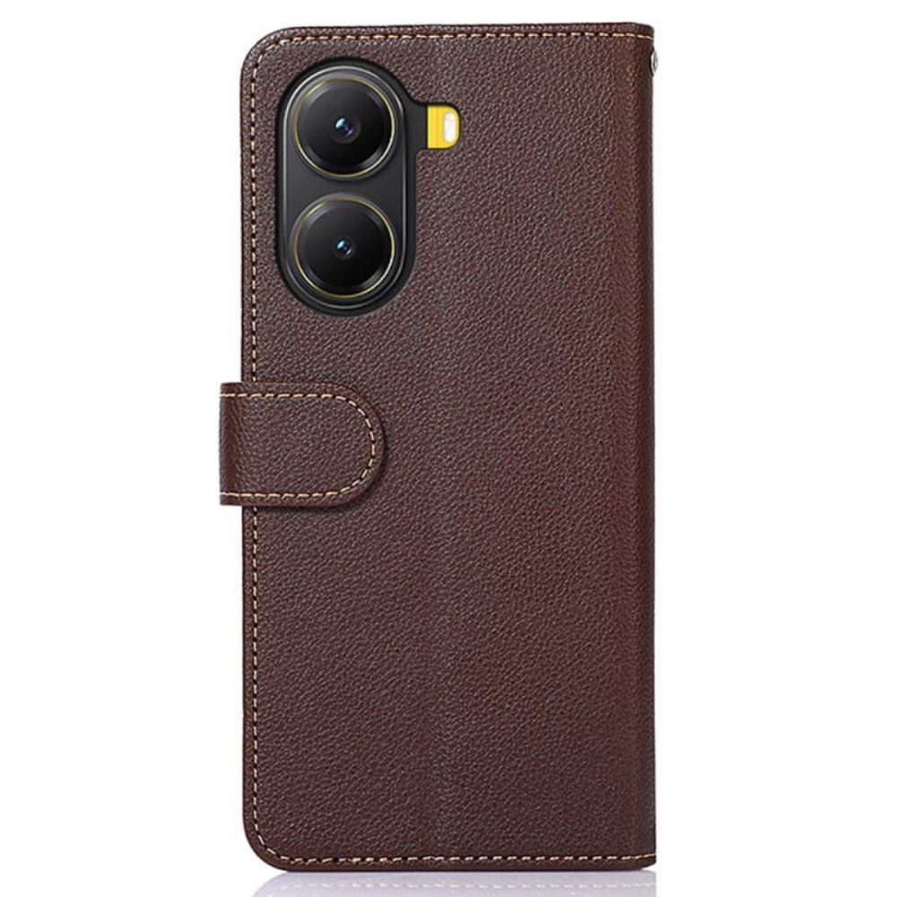 Kožený Kryt Poco X7 Pro 5g Dvoubarevný Khazneh