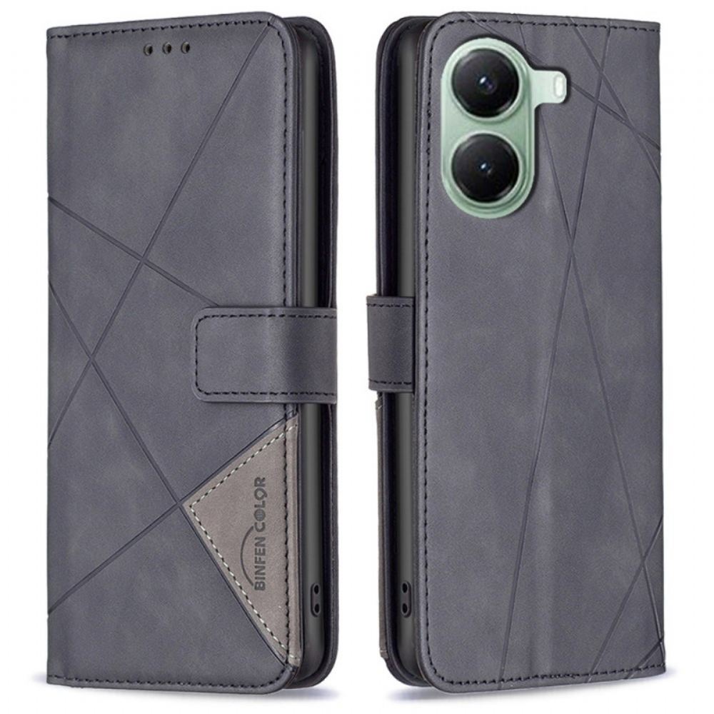 Kožený Kryt Poco X7 Pro 5g Geometrická Binfen Color