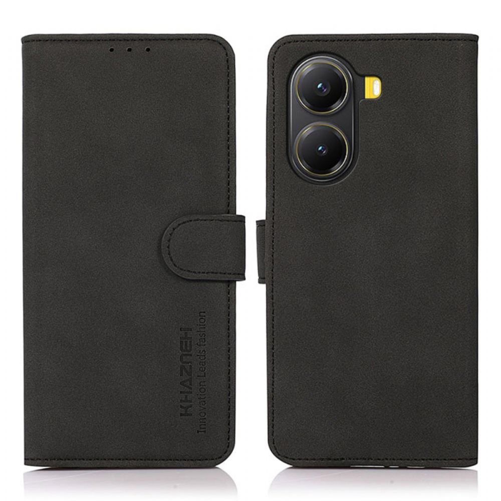 Kožený Kryt Poco X7 Pro 5g Khazneh Semišový Efekt