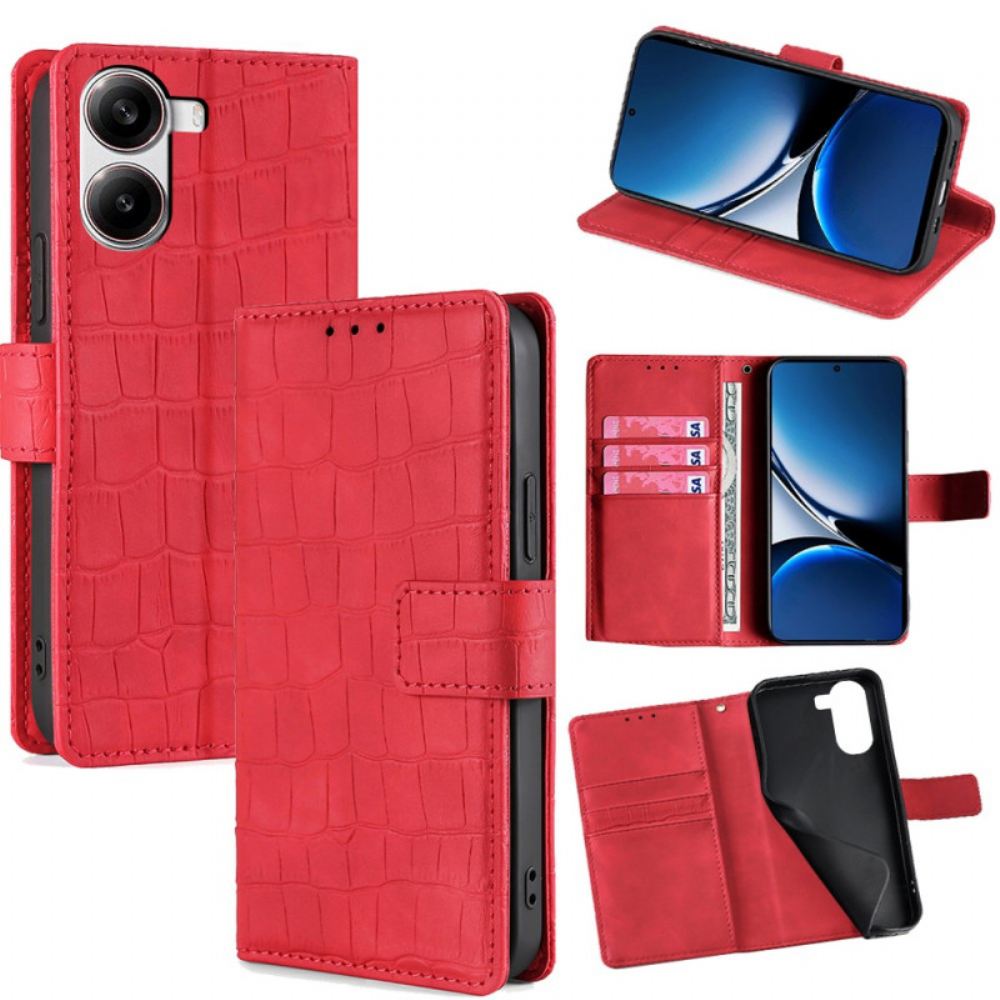 Kožený Kryt Poco X7 Pro 5g Krokodýlí Styl