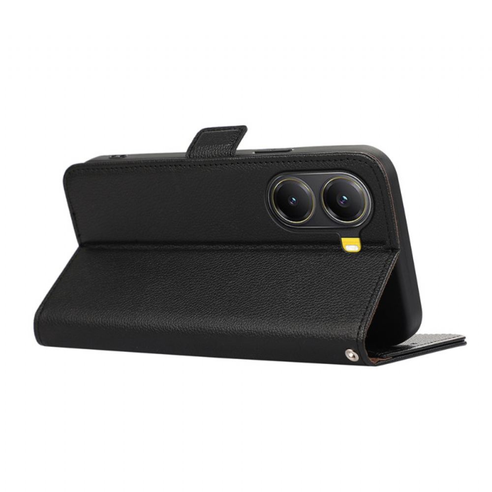 Kožený Kryt Poco X7 Pro 5g Liči Umělá Kůže Abeel