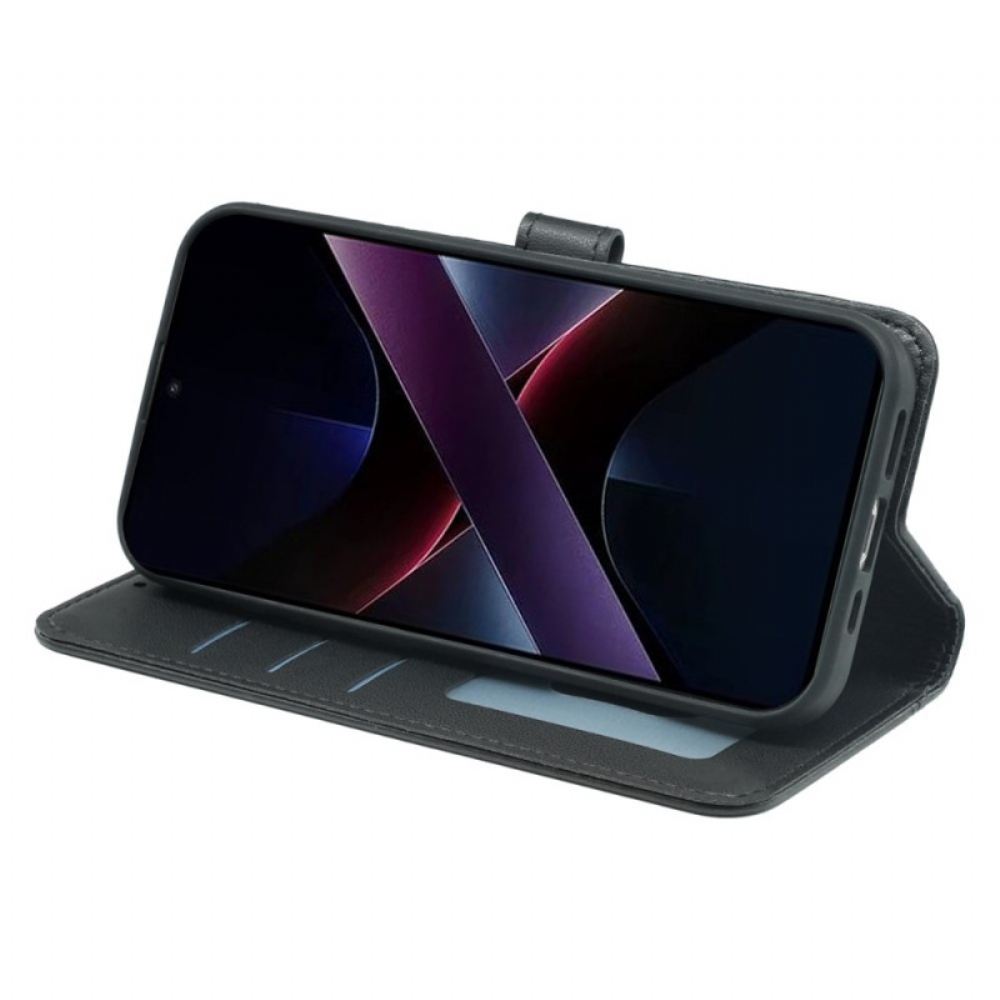 Kožený Kryt Poco X7 Pro 5g Prémiový Styl S Popruhem