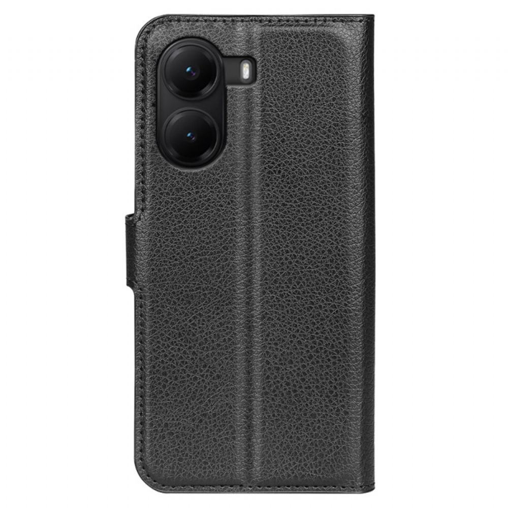 Kožený Kryt Poco X7 Pro 5g Umělá Kůže Liči