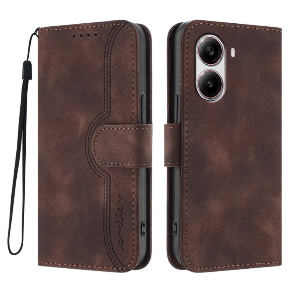 Kožený Kryt Poco X7 Pro 5g Úsměv