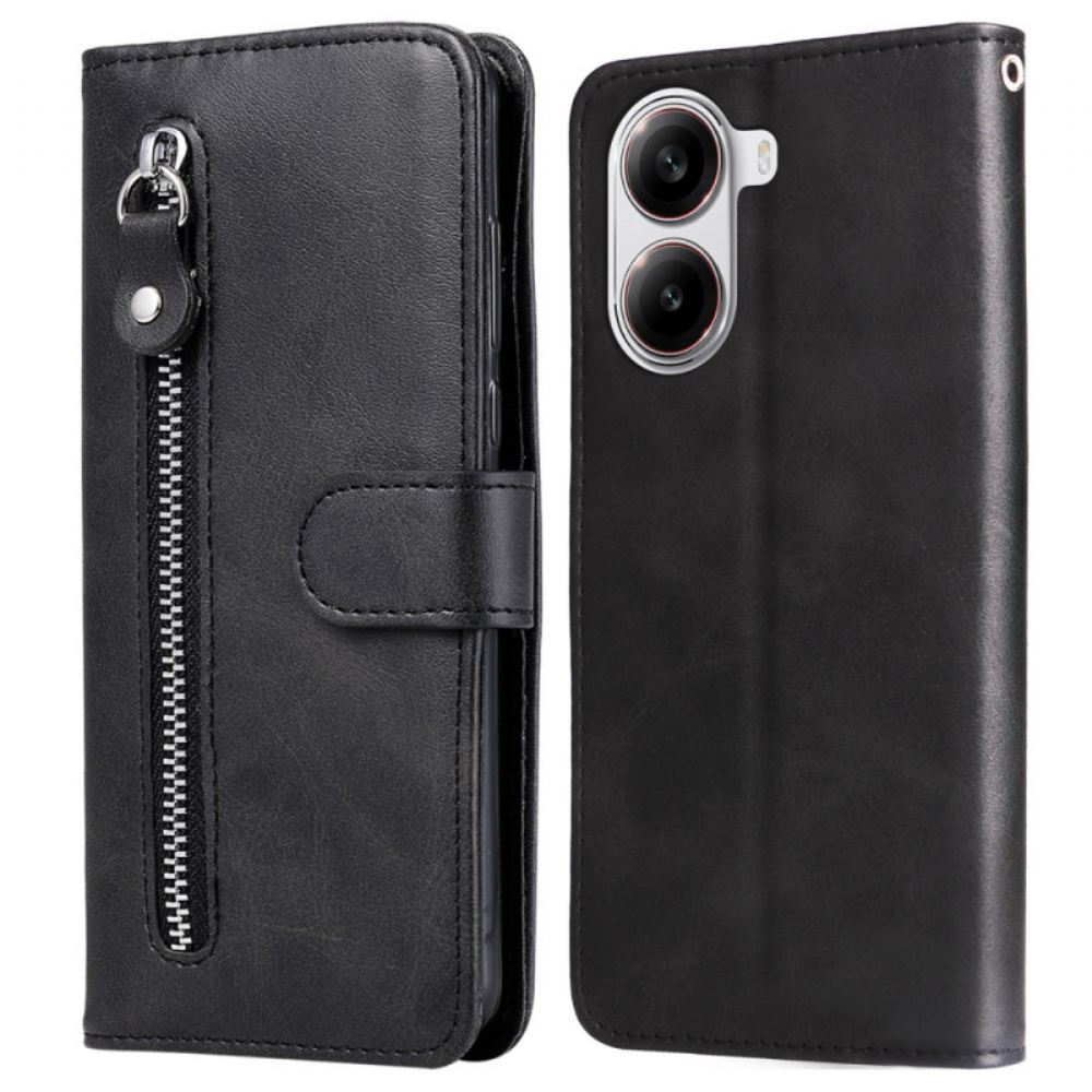 Kožený Kryt Poco X7 Pro 5g Zip