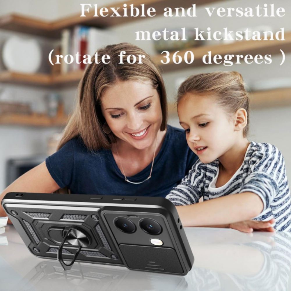 Kryt Na Poco X7 Pro 5g 5kroužkový Posuvný Držák A Ochrana Kamery