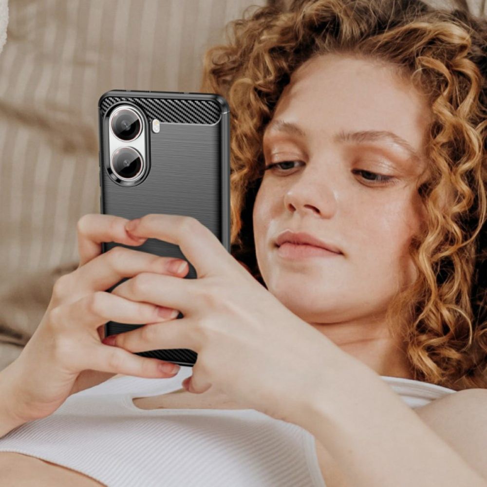 Kryt Poco X7 Pro 5g Kartáčované Uhlíkové Vlákno