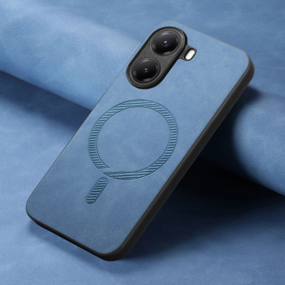 Kryt Poco X7 Pro 5g Kompatibilní S Magsafe Kožený Efekt