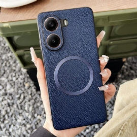 Kryt Poco X7 Pro 5g Kryty Na Mobil Kompatibilní S Magsafe Texturovaný Kožený Efekt