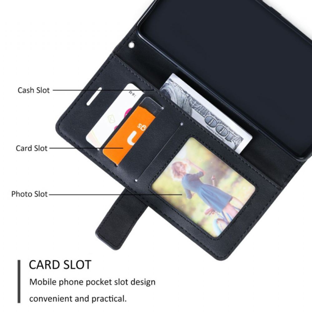 Peněženková Pouzdra Poco X7 Pro 5g Kryty Na Mobil Dvoubarevné Geometrické Linie