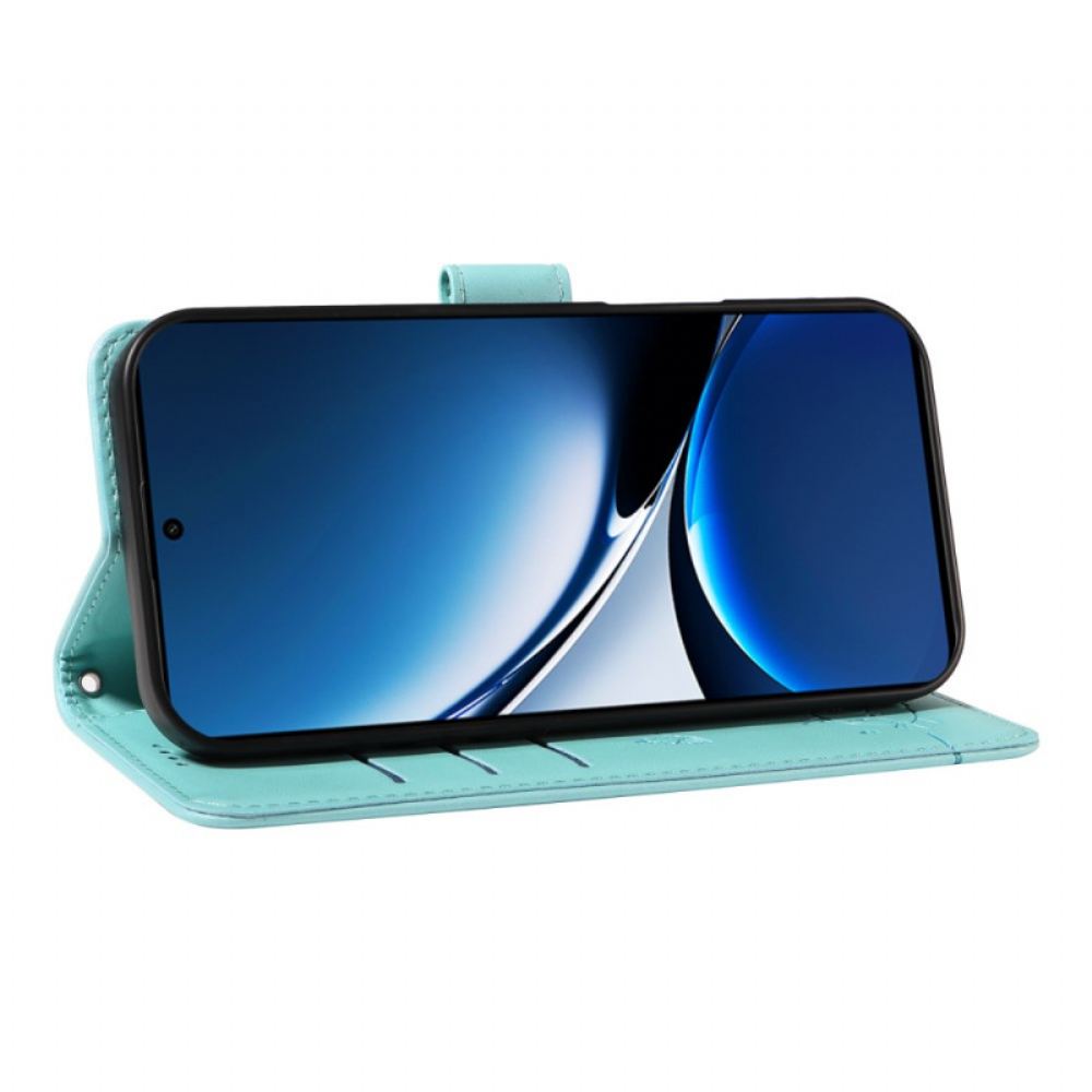 Peněženková Pouzdra Poco X7 Pro 5g Kryty Na Mobil Kočičí Vzor S Páskem