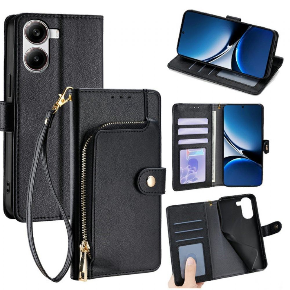 Peněženková Pouzdra Poco X7 Pro 5g Kryty Na Mobil Peněženka A Kabelka Na Mince S Popruhem