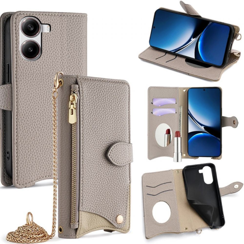 Peněženková Pouzdra Poco X7 Pro 5g Kryty Na Mobil Peněženka S Řetízkem