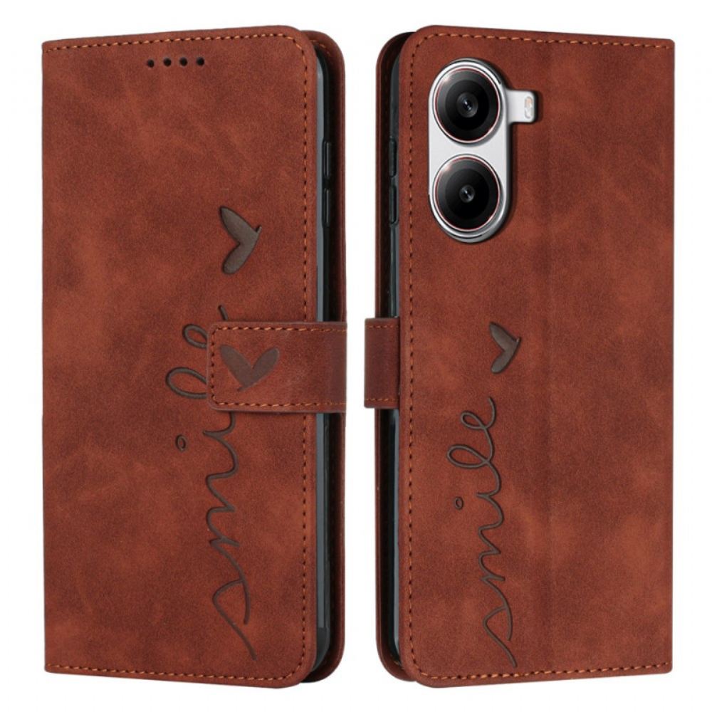 Peněženková Pouzdra Poco X7 Pro 5g Kryty Na Mobil Úsměv