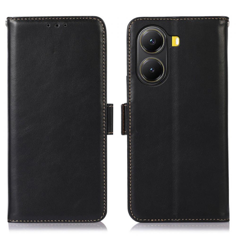 Peněženková Pouzdra Poco X7 Pro 5g Kůže S Rfid Blokováním