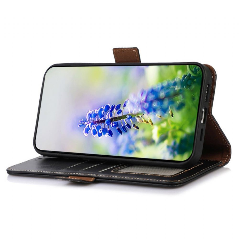 Peněženková Pouzdra Poco X7 Pro 5g Kůže S Rfid Blokováním