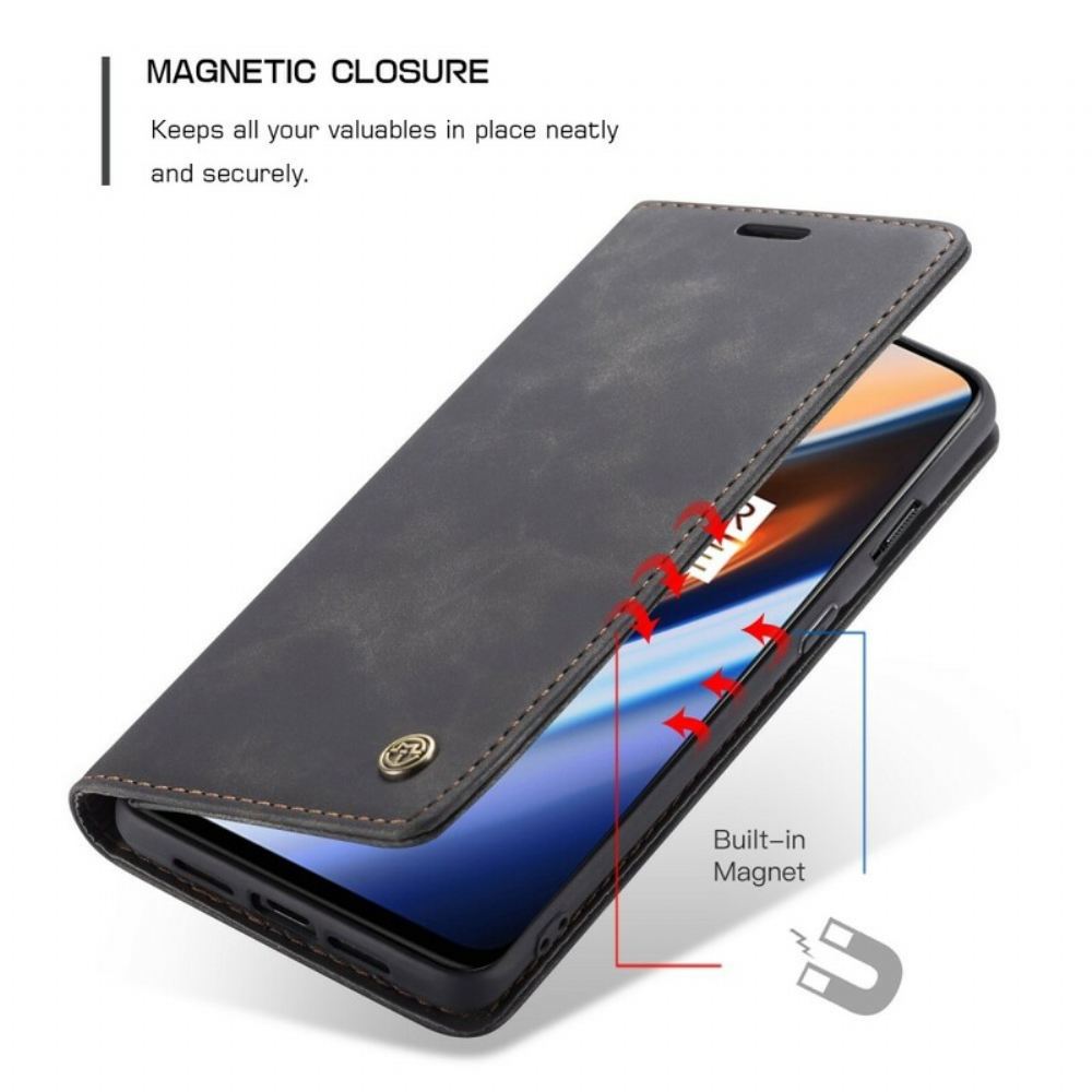 Kryty Na Mobil Na OnePlus 7 Flipové Pouzdro Caseme Umělá Kůže