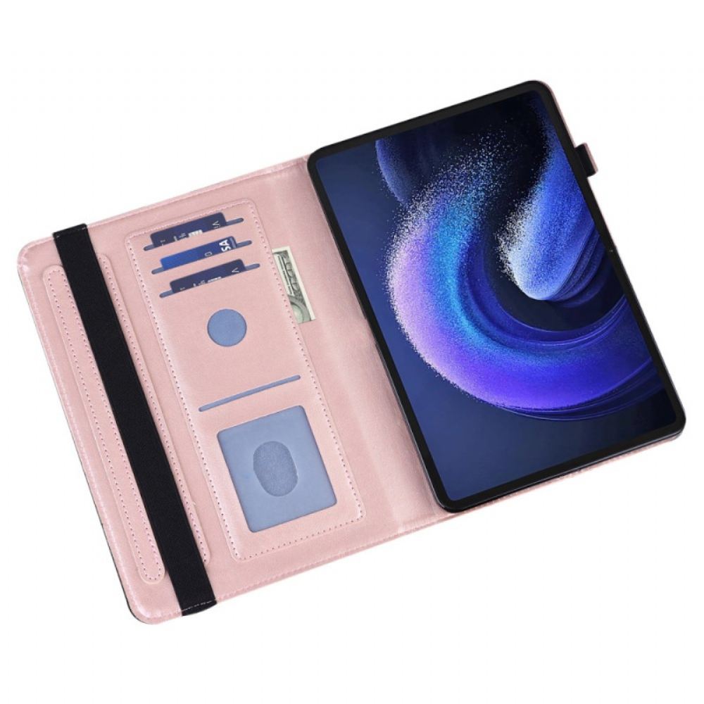 Pouzdro Na Xiaomi Pad 6 Květinový Vzor