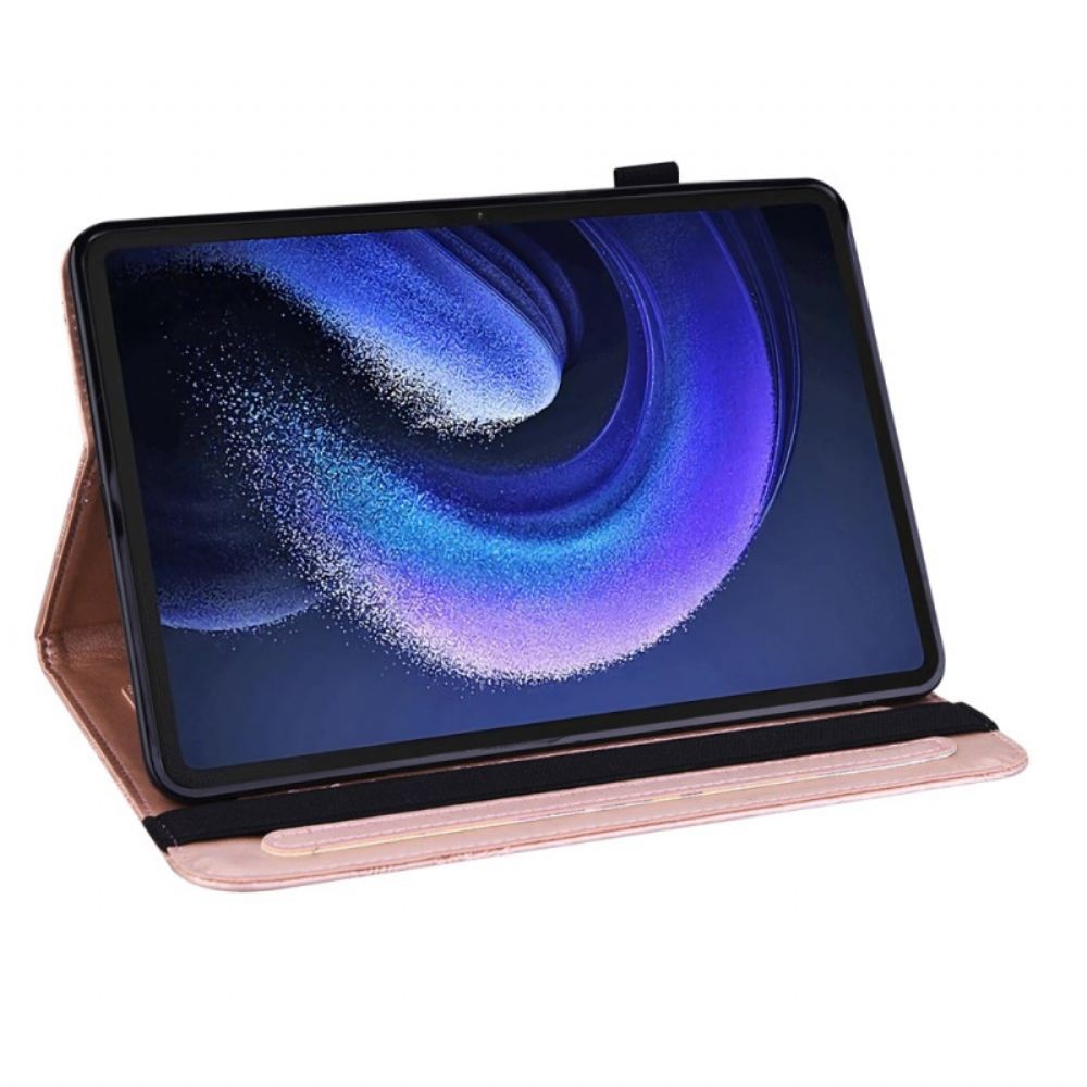 Pouzdro Na Xiaomi Pad 6 Květinový Vzor