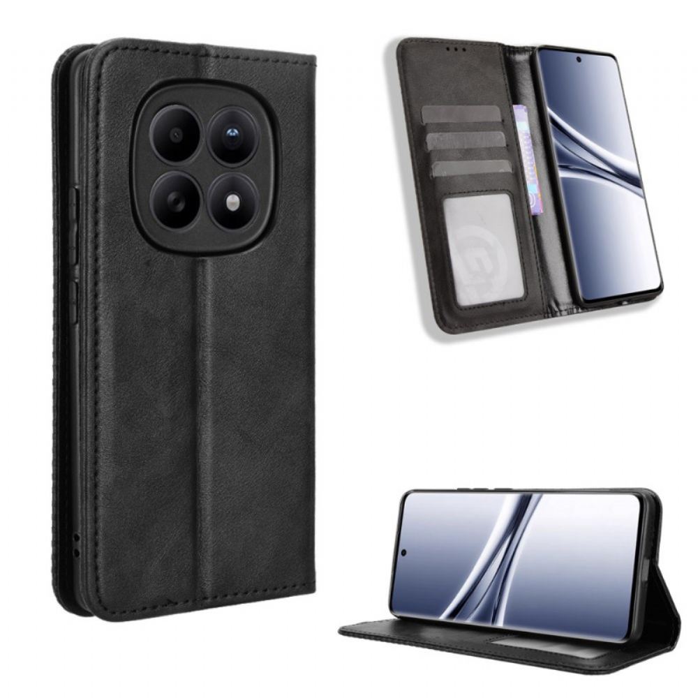 Kožené Pouzdro Folio Na Xiaomi Redmi Note 15 5g Vintage Okraj