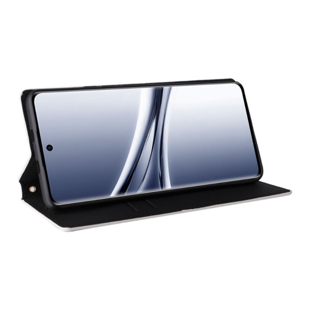 Kožené Pouzdro Folio Xiaomi Redmi Note 15 5g Gravírovaný Diamantový Vzor