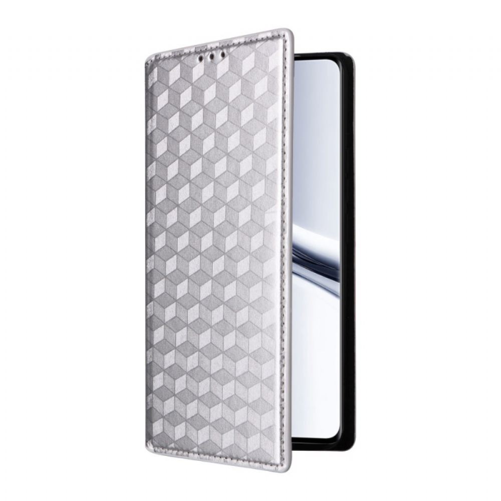 Kožené Pouzdro Folio Xiaomi Redmi Note 15 5g Gravírovaný Diamantový Vzor