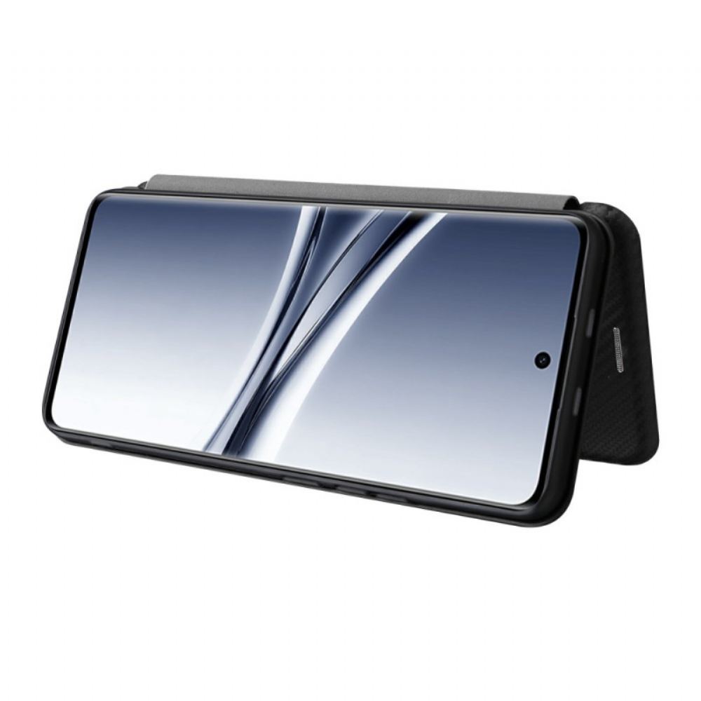 Kožené Pouzdro Folio Xiaomi Redmi Note 15 5g Nárazuvzdorná Textura Z Uhlíkových Vláken