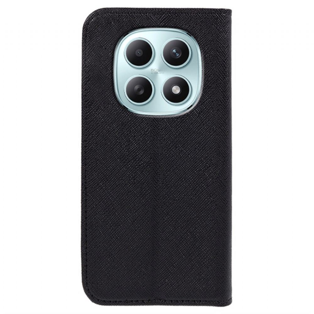 Kožené Pouzdro Folio Xiaomi Redmi Note 15 5g Umělá Kůže