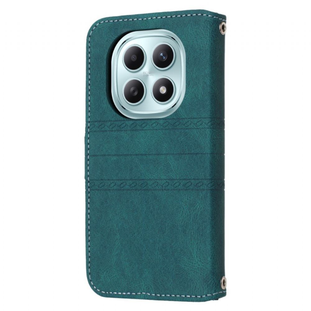 Kožený Kryt Na Xiaomi Redmi Note 15 5g Dierfeng