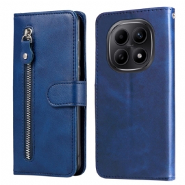 Kožený Kryt Na Xiaomi Redmi Note 15 5g Kapsa Na Zip